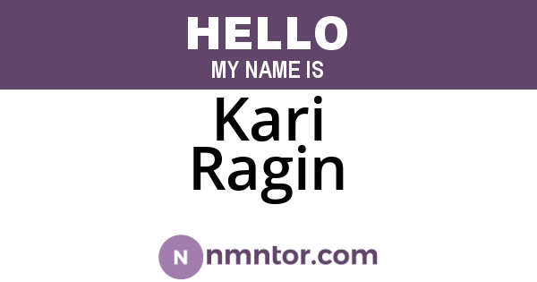 Kari Ragin