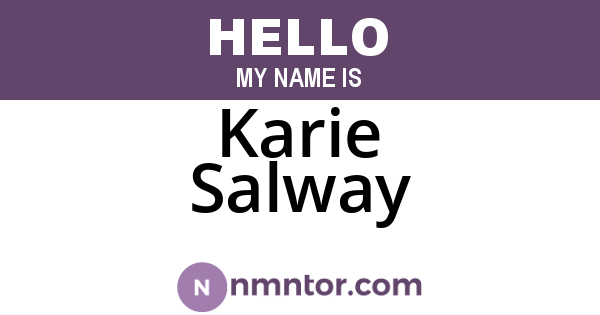 Karie Salway