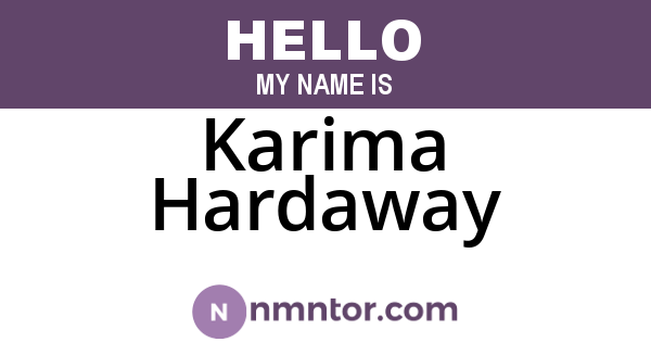 Karima Hardaway
