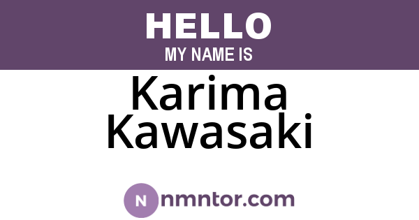 Karima Kawasaki