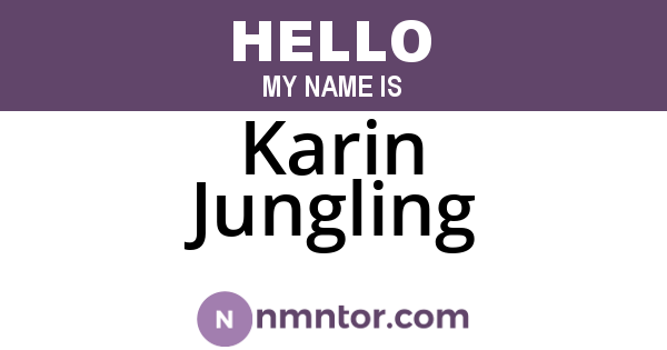Karin Jungling