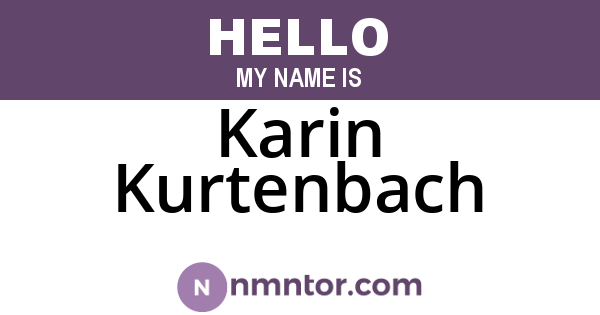 Karin Kurtenbach