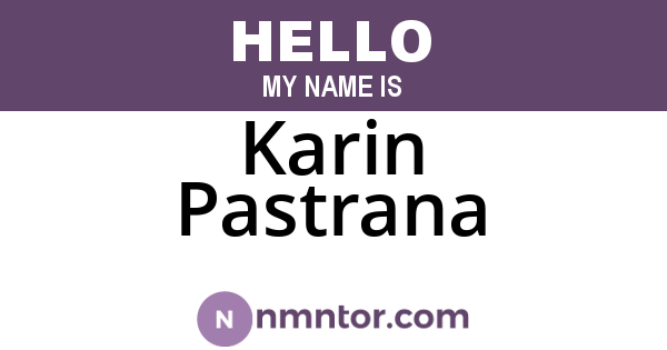 Karin Pastrana