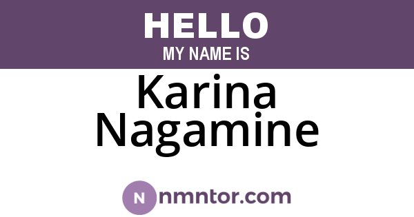 Karina Nagamine