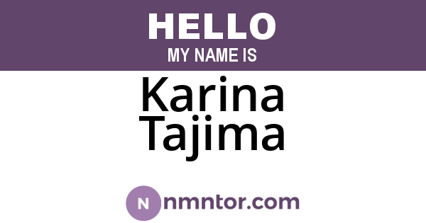 Karina Tajima