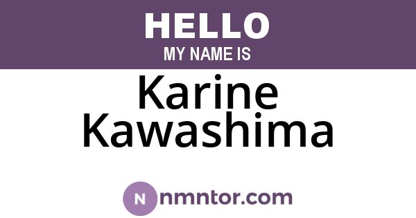 Karine Kawashima