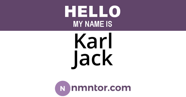 Karl Jack