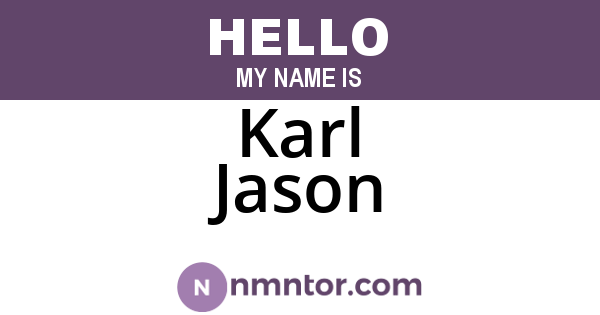 Karl Jason