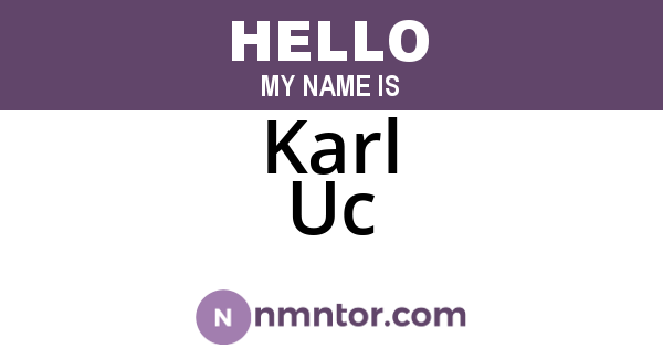 Karl Uc