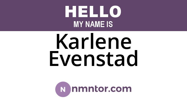 Karlene Evenstad