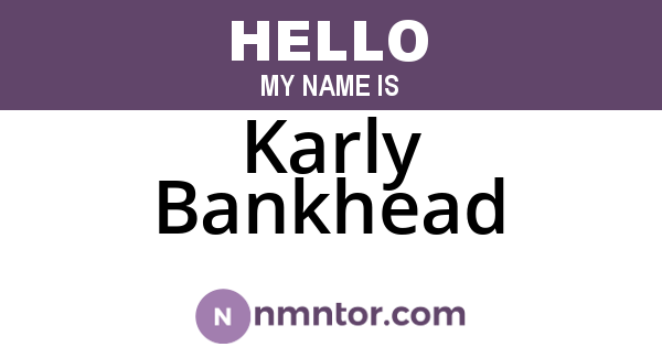 Karly Bankhead