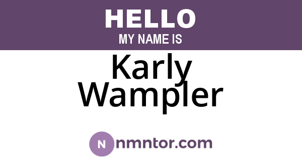 Karly Wampler