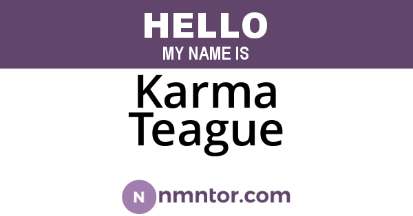 Karma Teague