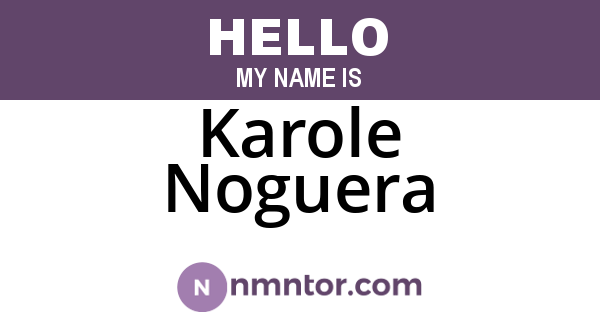 Karole Noguera
