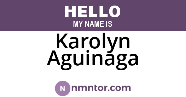 Karolyn Aguinaga