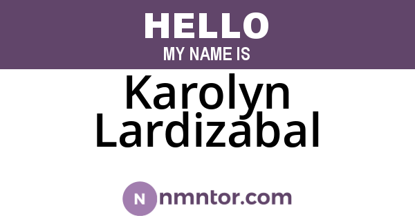Karolyn Lardizabal
