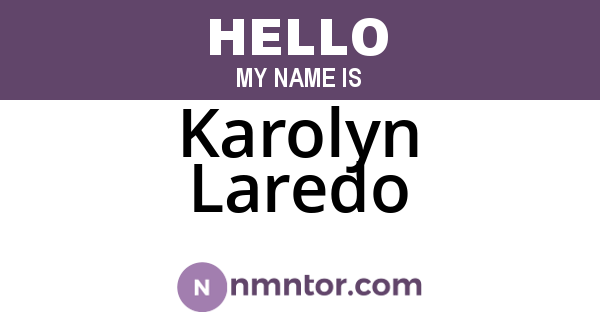 Karolyn Laredo