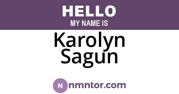 Karolyn Sagun