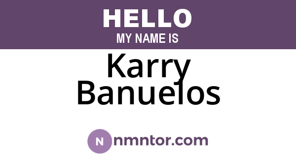 Karry Banuelos