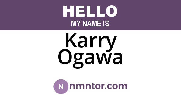 Karry Ogawa