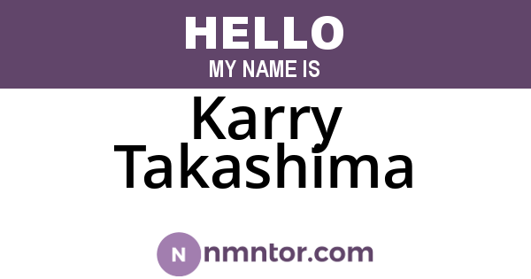 Karry Takashima