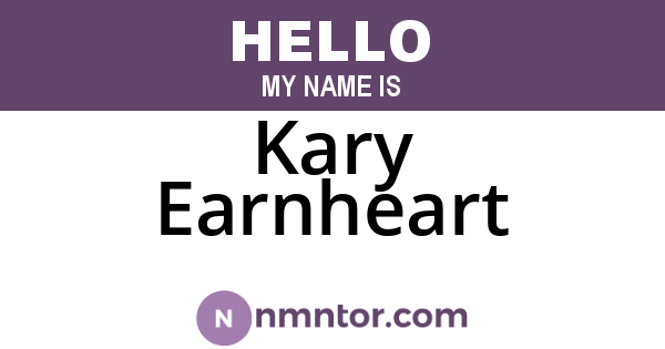 Kary Earnheart
