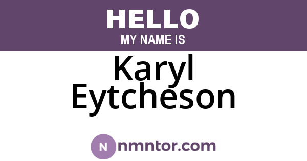 Karyl Eytcheson