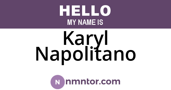 Karyl Napolitano