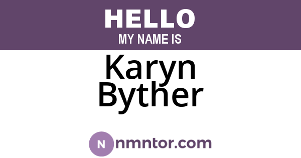 Karyn Byther