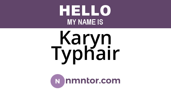 Karyn Typhair