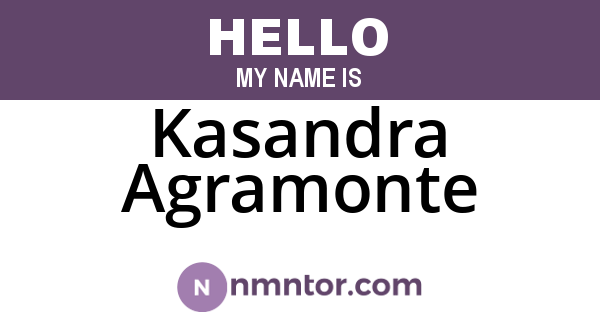 Kasandra Agramonte