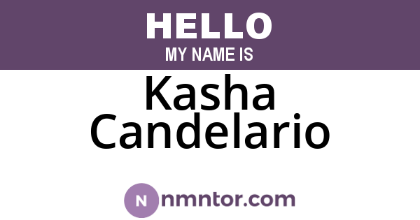 Kasha Candelario