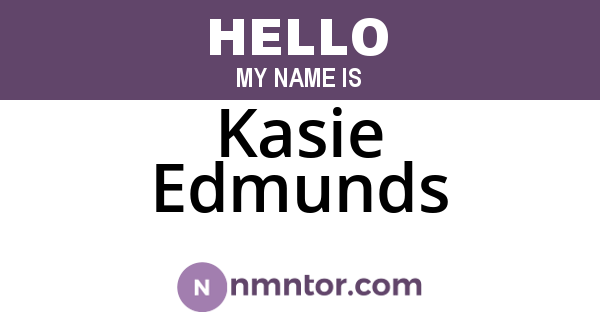 Kasie Edmunds