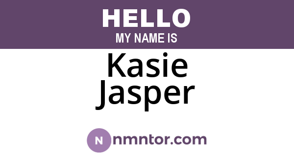 Kasie Jasper