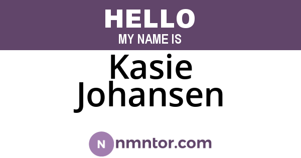 Kasie Johansen