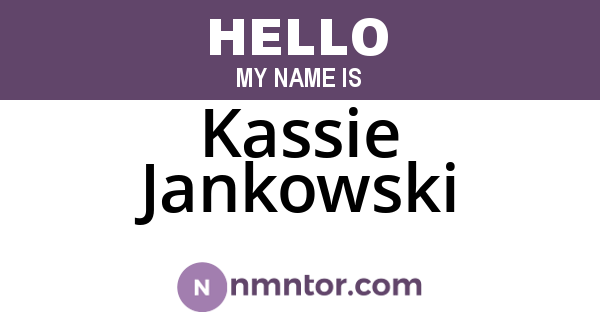 Kassie Jankowski