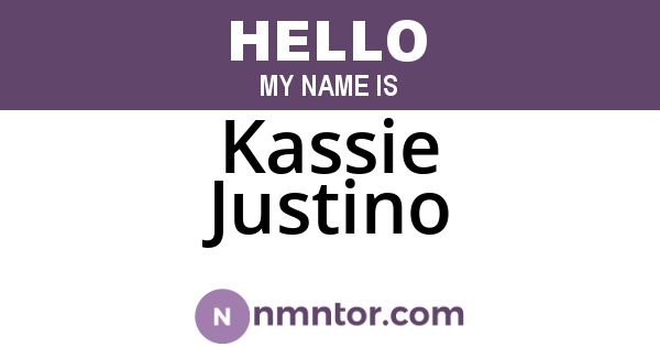 Kassie Justino