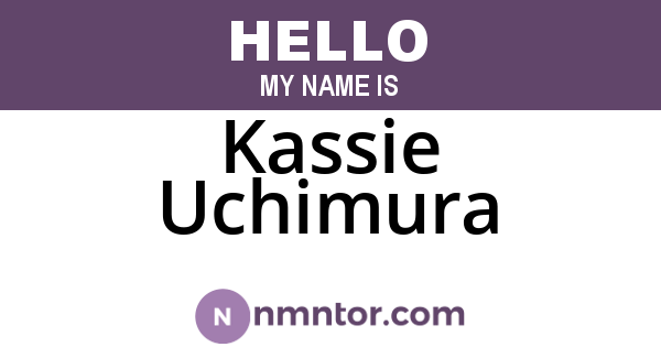 Kassie Uchimura