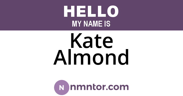 Kate Almond