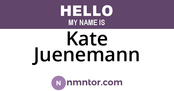 Kate Juenemann