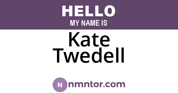 Kate Twedell