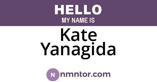Kate Yanagida