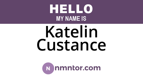 Katelin Custance