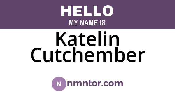 Katelin Cutchember