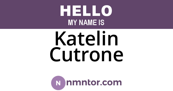 Katelin Cutrone