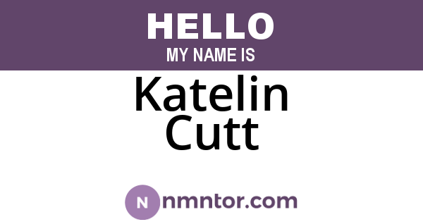 Katelin Cutt