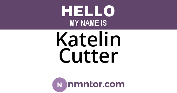 Katelin Cutter