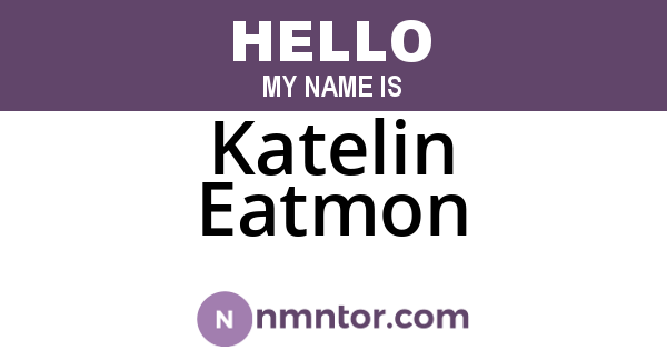 Katelin Eatmon