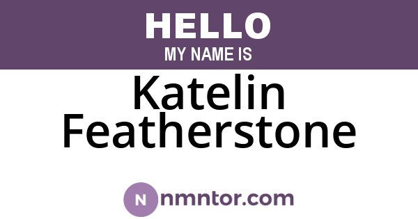 Katelin Featherstone