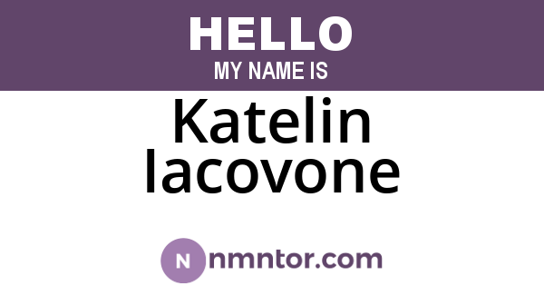 Katelin Iacovone